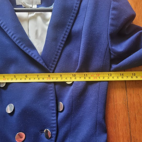 Cobalt Blue Blazer H&M, sz 2 - Picture 4 of 8
